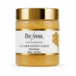 Product honey and sugar scrub